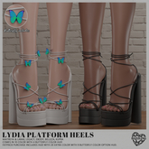 [Dazzling] Lydia platform heels [FATPACK]