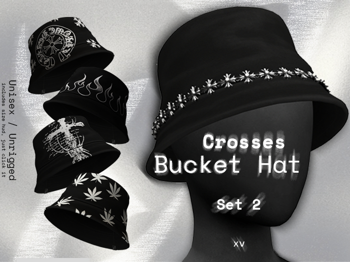 XV - Bucket Hat - Crosses / Set 2