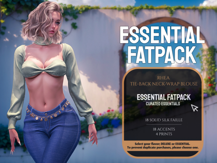 TORI TORRICELLI // Rhea Crop Blouse // ESSENTIAL FATPACK