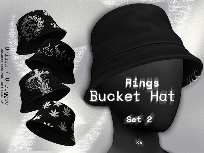 XV - Bucket Hat - Rings / Set 2