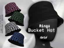 XV - Bucket Hat - Rings / Grid