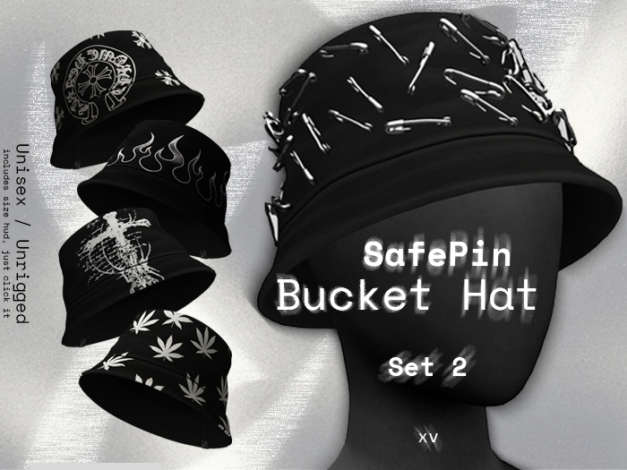 XV - Bucket Hat - SafePin / Set 2