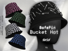 XV - Bucket Hat - SafePin / Grid