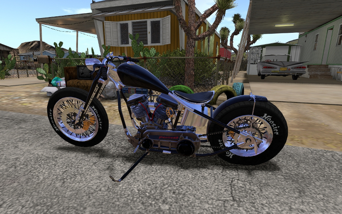 Black Ice Motorcycle (Crated)