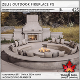 Trompe Loeil - Zelie Outdoor Fireplace PG V1.1 [mesh]