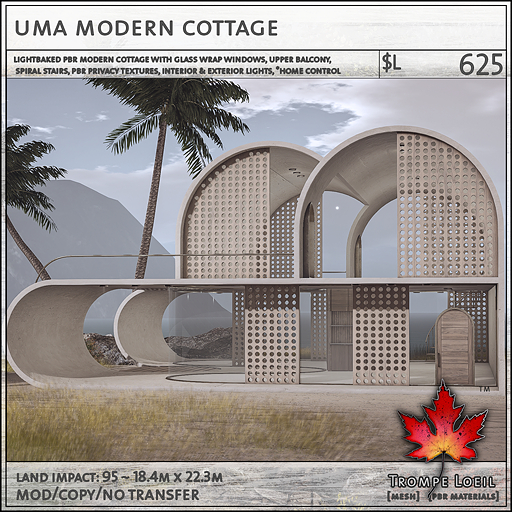 Trompe Loeil - Uma Modern Cottage [mesh]