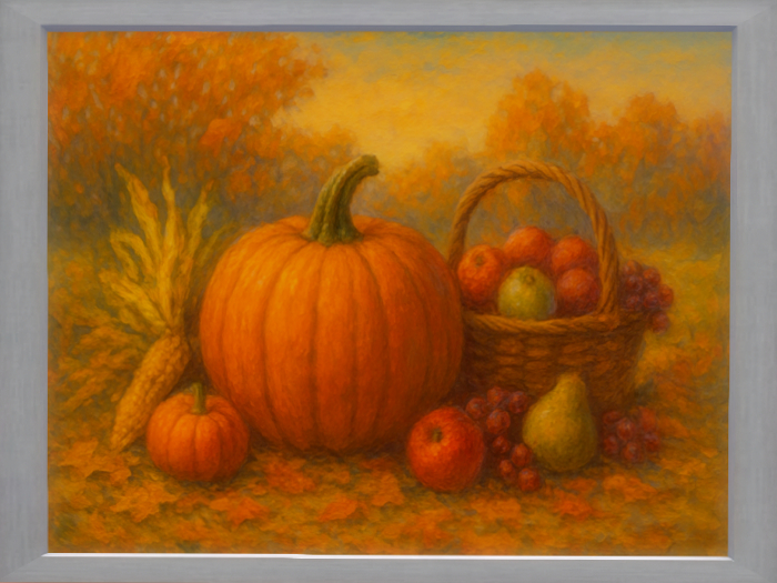 {FCB} The Gathering Basket Painting