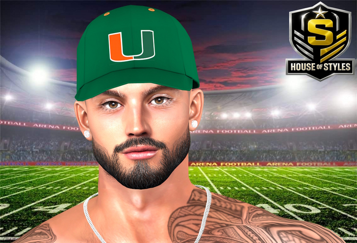 Miami Hurricanes Baseball Cap (Green)