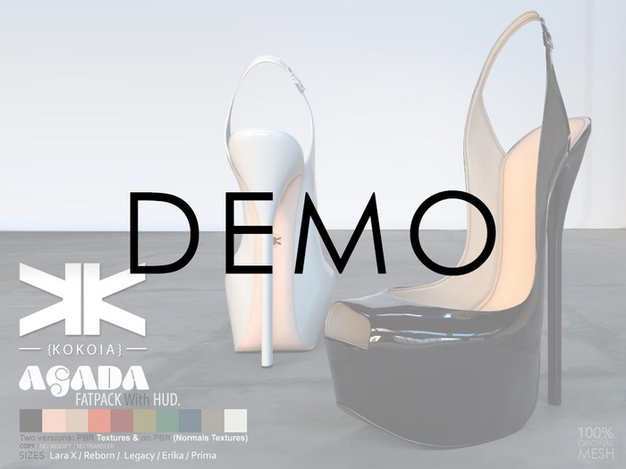 Demo :: Agada :: Woman Peep Toe :: FatPack :: {kokoia}