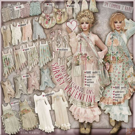!gO! Shabby Valentine - top - 3