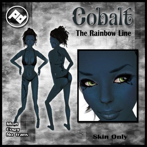 ::Poised:: Rainbow skins - Cobalt