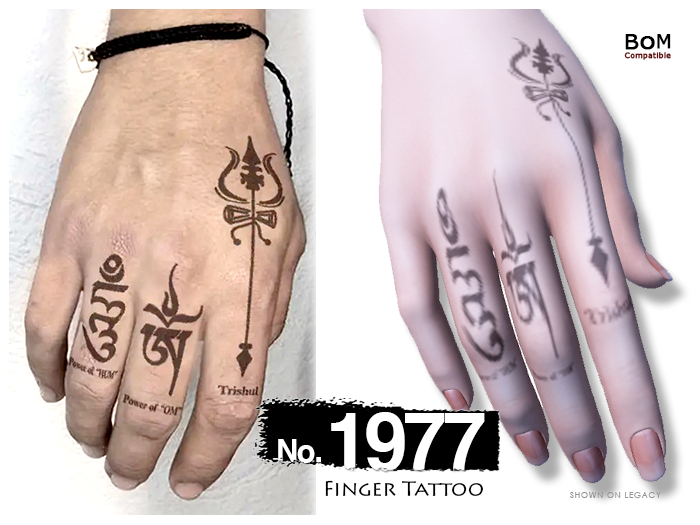 (Finger Tattoo) No.1977