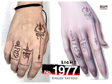(Finger Tattoo) No.1977 Light