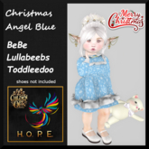 H.O.P.E. Christmas Angels Blue