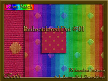 Embroidered Dot #01 Texture Pack