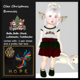 H.O.P.E. Cleo Christmas Outfit Bunnies