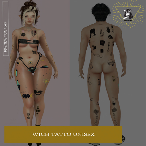 SERPENS.Wich Tattoo Unisex