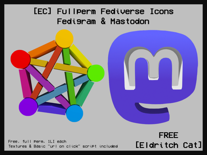 [Eldritch Cat] Fullperm Fedi Icons