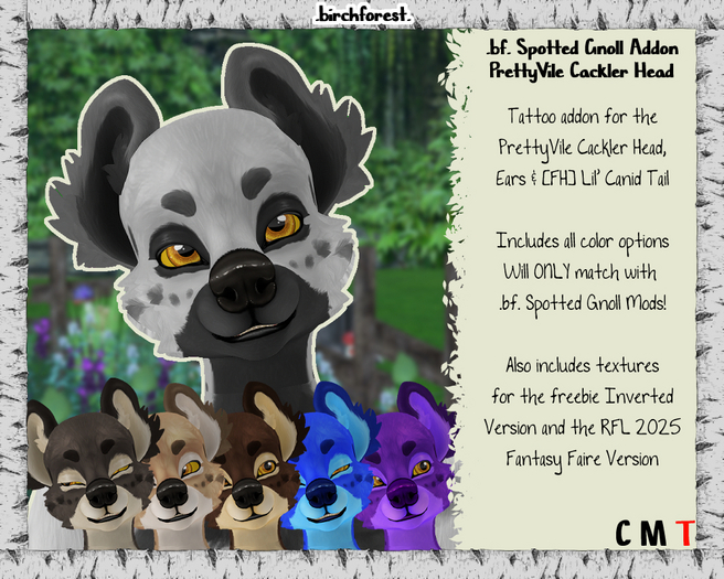 .bf. Spotted Gnoll - Cackler Head