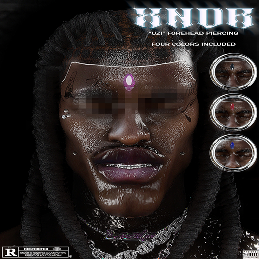 XNDR  - "UZI" FOREHEAD DIAMOND