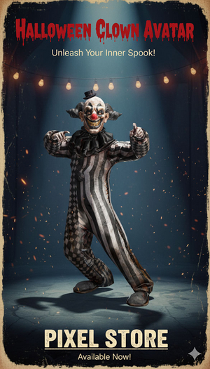 Halloween Clown Avatar - PS- BOX