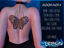 [ Tengu ]: MOON MOTH tattoo