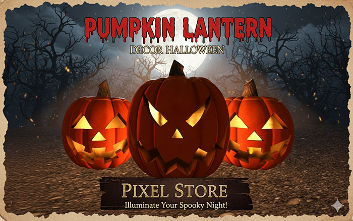 PUMPKIN LANTERN - PS- BOX