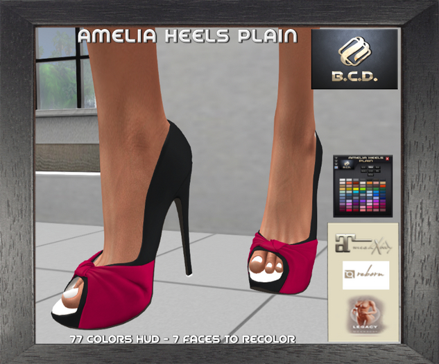 BCD Amelia Heels Plain DEMO
