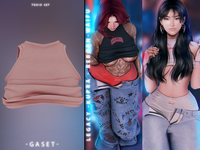 GASET - PINK TOKIO TOP