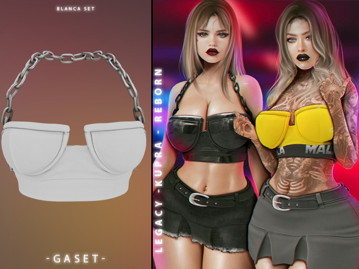 GASET - WHITE BLANCA TOP