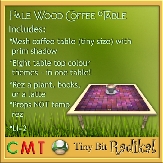 Pale Wood Coffee Table