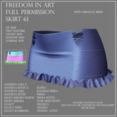 Freedom in Art - Full Perm Skirt 61