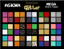 *6KW* FULL PERM Seamless Glitter MEGA TEXTURES FATPACK