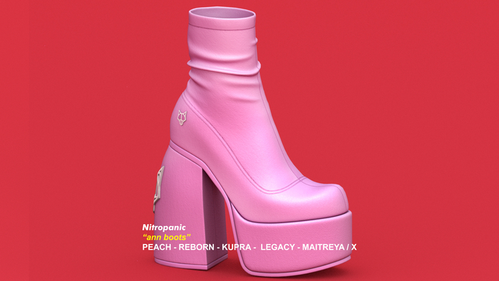 Nitropanic_ANN Boots (PINK) ADD