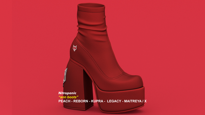 Nitropanic_ANN Boots (RED) ADD