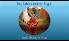 Cozy Autumn Sweater -  Argyle