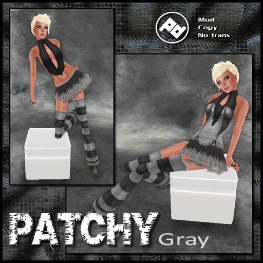 ::Poised:: Patchy Dress Gray