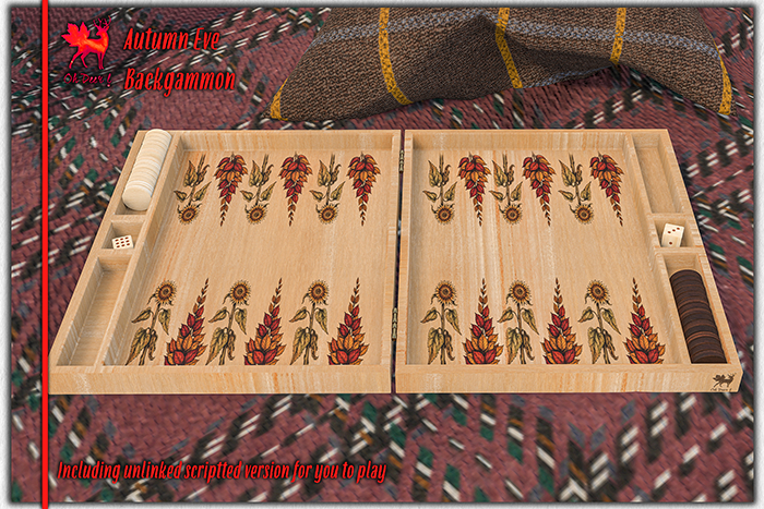 Oh Deer! Autumn Eve: Backgammon