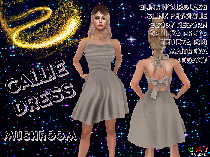 ~✯SD✯~ CALLIE DRESS [MUSHROOM]
