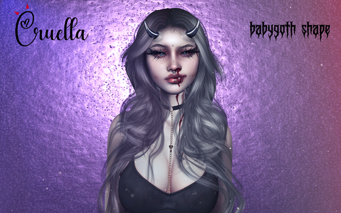 Babygoth shape - lilly head