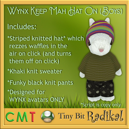 Wynx Keep Mah Hat On (Boys)