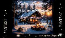 Bunny's Sounds-Soundscape-Cabin Ambience with Snow -Full perm Winter Sounds  soundscape