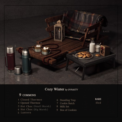 DYNASTY - Cozy Winter - Sled RARE