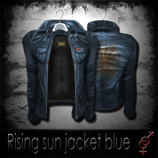 >>>Poison<<< Rising sun jacket_blue PROMO PROMOCION OFFER OFERTA
