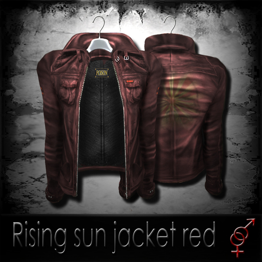 >>>Poison<<< Rising sun jacket_red PROMO PROMOCION OFFER OFERTA