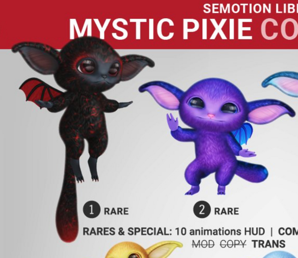 SEmotion Libellune Mystic Pixie Companion RARE 02