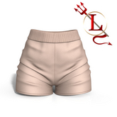 Beige Waist Shorts Kupra