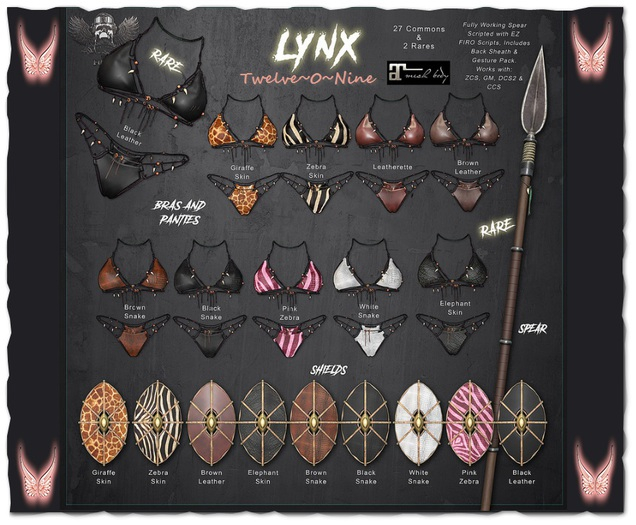 [The Forge] Lynx Bra, Leatherette