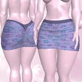 Stars Shirred Skirt Reborn