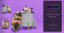MIXTAPE Decor - fluffy stool - beauty 